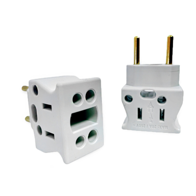 Adaptador de tomata bob T branco 10A 20A