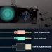 Caixa de Som com fio 6W Usb P2 com Led RGB e controle de volume