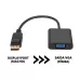 Adaptador Displayport para VGA preto