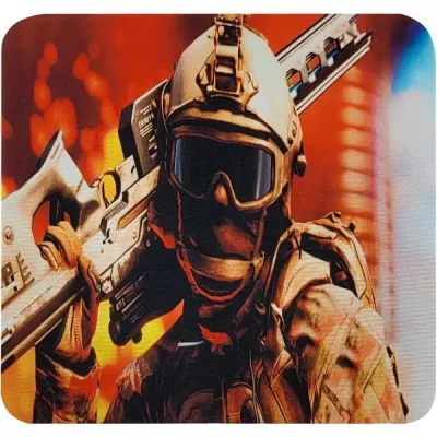 Mouse Pad Soldado 22cm x 20cm