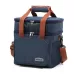 Bolsa térmica de grande capacidade com duas camadas zíper e alças
