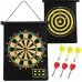 Jogo de dardos magnético profissional tiro ao alvo dupla face dobrável 38x45