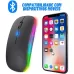 Mouse sem Fio Bluetooth e Wireless Recarregável
