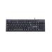 Kit teclado e mouse com fio usb preto