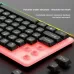 Teclado Gamer com fio usb RGB luminoso