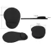 Mouse Pad com apoio de pulso 22cm x 20cm preto