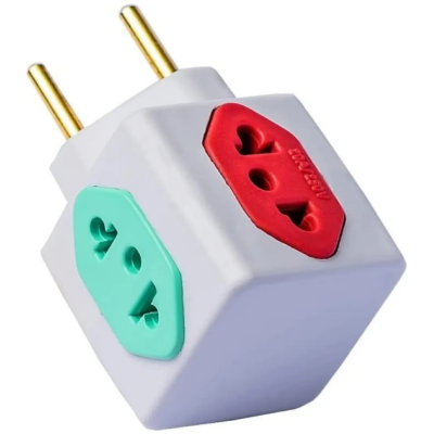Adaptador de tomata 4 entradas bob Cubo  10a/20a