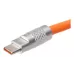 Cabo turbo USB-C 66W 6A fio grosso de 1.2 metros