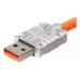 Cabo turbo USB-C 66W 6A fio grosso de 1.2 metros