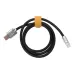 Cabo turbo USB-C 66W 6A fio grosso de 1.2 metros
