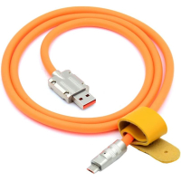 Cabo turbo USB-MICRO( V8 ) 66W 6A fio grosso de 1.2 metros ( PRETO )