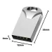 Mini Pendrive 16 gigas modelo chaveiro metal USB original