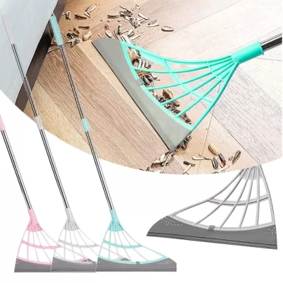 Vassoura mágica estilo rodo tira pelo limpa vidro seca bem silicone