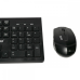 Kit Teclado e Mouse sem Fio Chocolate Ultrafino preto