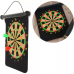 Jogo de dardos magnético profissional tiro ao alvo dupla face dobrável 38x45