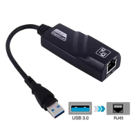 Adaptador de rede rj45 usb ethernet Gigabit 1000mbs