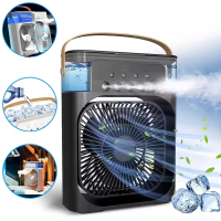Ventilador Portátil e Umidificador com LED e Reser