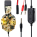 Fone de ouvido Gamer Camuflado Estilo Militar Headset BM218