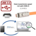 Cabo turbo USB-MICRO( V8 ) 66W 6A fio grosso de 1.2 metros ( PRETO )