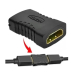 Adaptador emenda extensor hdmi femêa x femêa