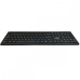 Kit Teclado e Mouse sem Fio Chocolate Ultrafino preto FEASSO