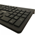 Kit Teclado e Mouse sem Fio Chocolate Ultrafino preto FEASSO
