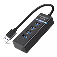 Hub Usb 3.0 com 4 Portas preto
