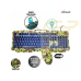 Kit Teclado e Mouse Gamer com fio estilo militar Camuflado