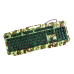 Kit Teclado e Mouse Gamer com fio estilo militar Camuflado