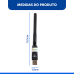 Adaptador Wifi usb 2.4G 300 Mbps Wireless