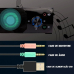 Caixa de Som com fio 6W Usb P2 com Led RGB e controle de volume