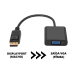 Adaptador Displayport para VGA preto
