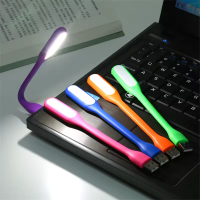 Luminária luz led usb flexível