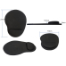 Mouse Pad com apoio de pulso 22cm x 20cm preto