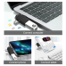 Adaptador 2 em 1 Tipo-C para Micro USB OTG, Carregamento Rápido e Transferência de Dados