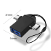 Adaptador 2 em 1 Tipo-C para Micro USB OTG, Carregamento Rápido e Transferência de Dados